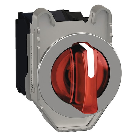 Selector Switch, Illum, 3 Pos, 30mm, Red MPN:XB4FK134M5
