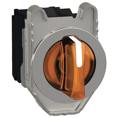 SelectorSwitch, Illum, 3Pos, 30mm, Orange MPN:XB4FK135B5