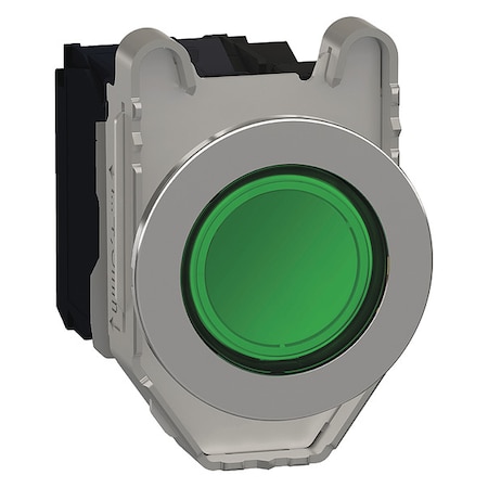 Illuminated Push Button, 30 mm, 1NO/1NC, Green MPN:XB4FW33B5