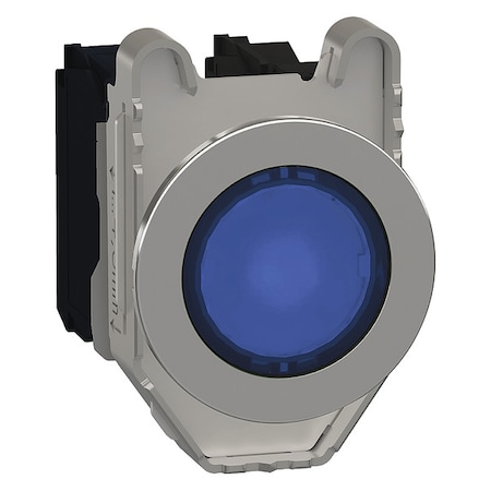 Illuminated Push Button, 30 mm, 1NO/1NC, Blue MPN:XB4FW36M5