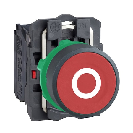Push Button Operator, Flush, Momentary Action, Not Applicable Release, Non-Illuminated, Red MPN:XB5AA4322