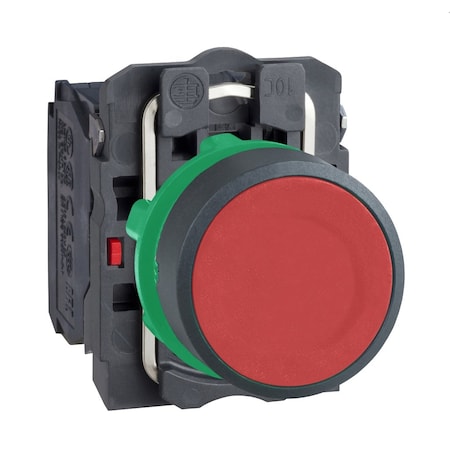 Push Button Operator, 22 mm, 1NO/1NC, Red MPN:XB5AA45