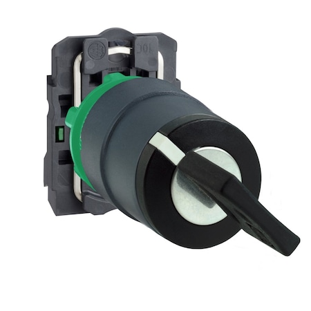 SelectSwtch, Key, Non-Illum, 2Pos, 22mm, Blk MPN:XB5AG21