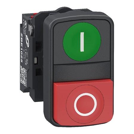 Push-Button, 22 mm, Green, Red MPN:XB5AL734155