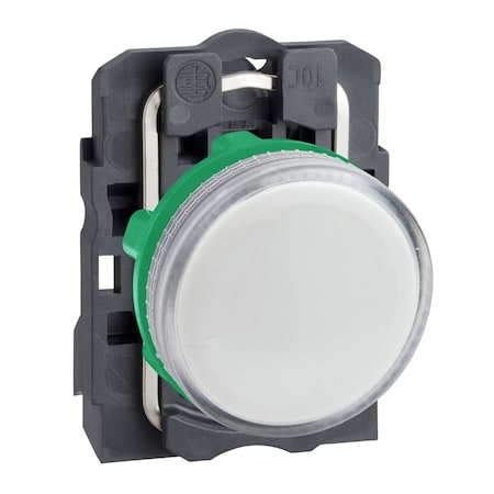 PilotLight, White, 22mm, NoLamp Included MPN:XB5AV61