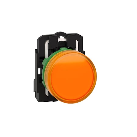 Pilot Light, LED, Orange, 22mm, 110-120VAC MPN:XB5AVG5