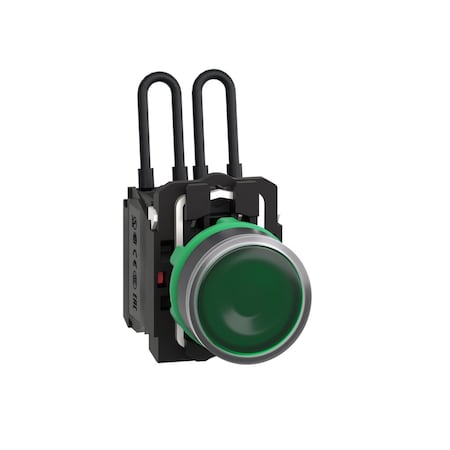 Pilot Light, LED, Green, Flat MPN:XB5AW23B5