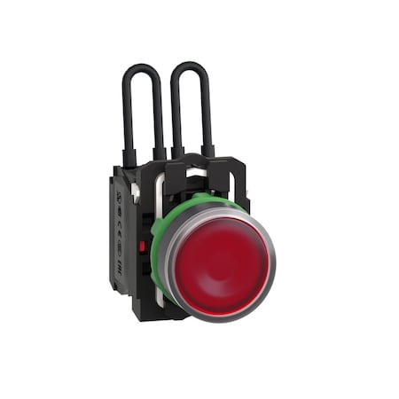 Pilot Light, LED, Red, Flat MPN:XB5AW24B5