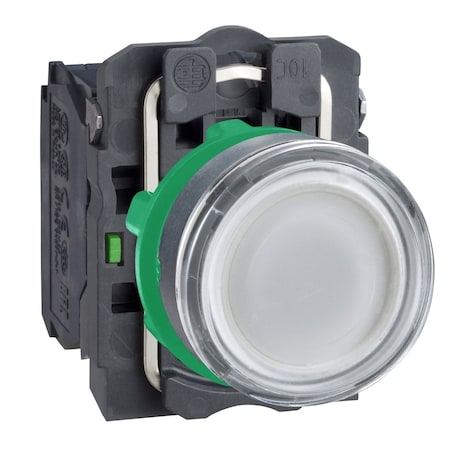 Illuminated Push Button, Flush, Momentary Action, Not Applicable Release, Illuminated, White MPN:XB5AW3165