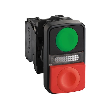 Push Button Operator, Flush, Momentary / Momentary Action, Not Applicable Release, Illuminated MPN:XB5AW73731G5