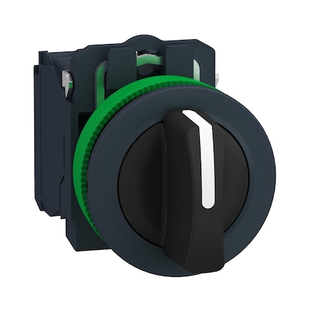 Selector Switch, 3 Pos, 30 mm, Black MPN:XB5FD53