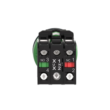 Selector Switch, Illum, 2 Pos, 30mm, Red MPN:XB5FK124G5