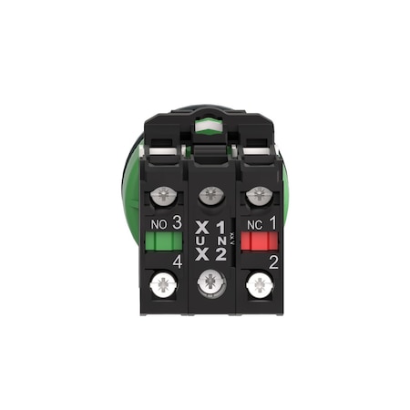 SelectorSwitch, Illum, 3Pos, 30mm, Green MPN:XB5FK133G5