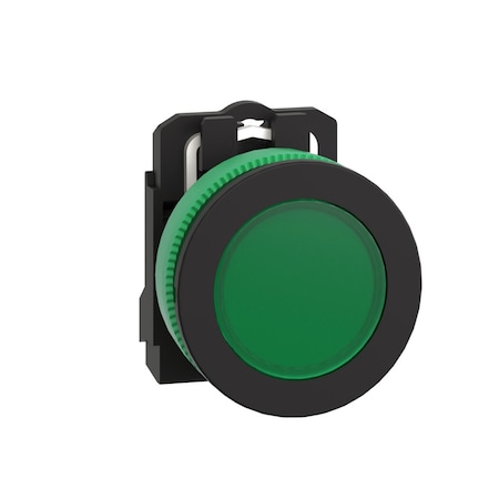 Pilot Light, Green, 30mm, LED MPN:XB5FVB3