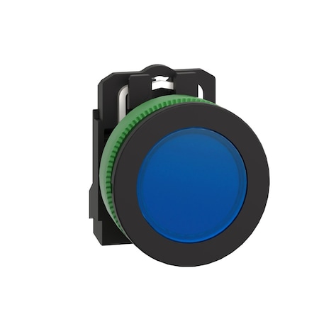 Pilot Light, Blue, 30mm, LED MPN:XB5FVB6