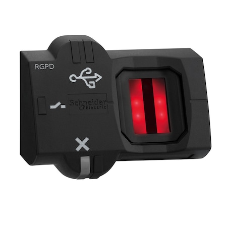 Biometric switch monostable RGPD, Harmony XB5S, plastic, 22mm, connection by 2m cable, 24V AC DC MPN:XB5S7B2L2