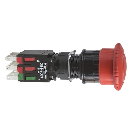 Pushbutton 250Vac 15Amp Xb6 +Options MPN:XB6AS8342B