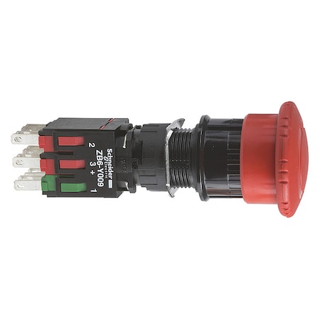 Pushbutton 250Vac 15Amp Xb6 +Options MPN:XB6AS8349B