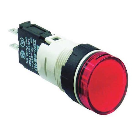 Pilot Light Complete, LED, Red MPN:XB6AV4BB