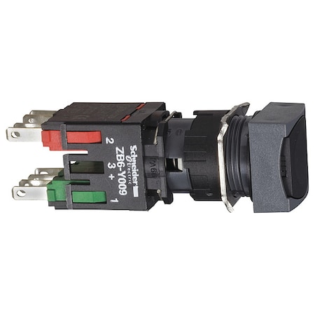 Push Button Operator, 16 mm, 1NO/1NC, Black MPN:XB6CA25B