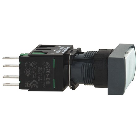 Push Button Operator, 16 mm, 1NO, White MPN:XB6DA11B