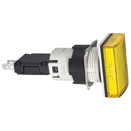 Pilot Light, Yellow, 16mm, LED MPN:XB6DV5BB