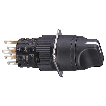 Selector Switch, 2 Pos, 16 mm, Black MPN:XB6EAD221P