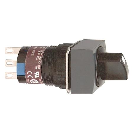 Selector Switch, 2 Pos, 16 mm, Black MPN:XB6ECD222P