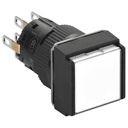 Illuminated Push Button, 16 mm, DPDT, White MPN:XB6ECF1B2P