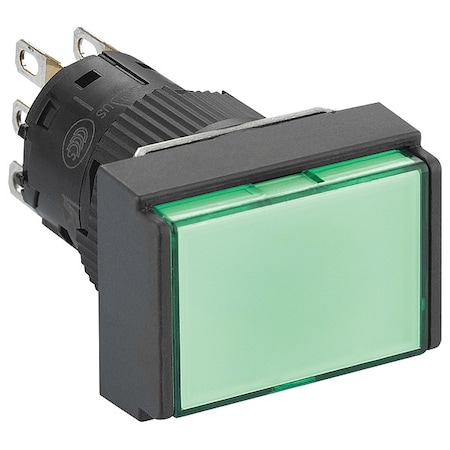 Illuminated Push Button, 16 mm, SPDT, Green MPN:XB6EDW3B1P