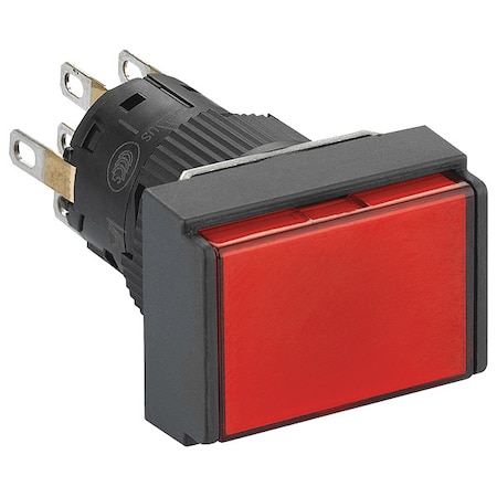Illuminated Push Button, 16 mm, DPDT, Red MPN:XB6EDW4B2P