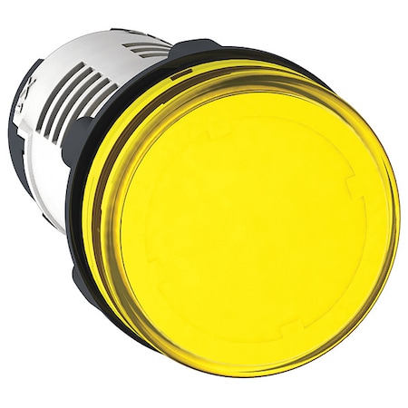 Pilot Light, 230 to 240VAC, Ylw, LED Lamp MPN:XB7EV05MP
