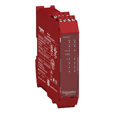 Expansion module, Modicon MCM, 8 inputs, screw MPN:XPSMCMDI0800
