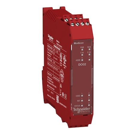 Expansion modules, Modicon MCM, 2 digital output pairs, screw MPN:XPSMCMDO0002