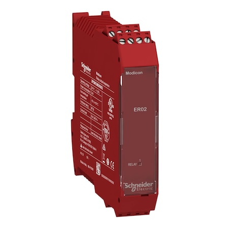 Expansion module, Modicon MCM, 2 safety relay outputs, screw MPN:XPSMCMER0002