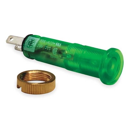 Protruding Panel Light, Green, 24 V MPN:XVLA233
