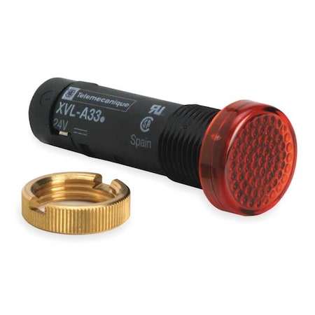 Protruding Panel Light, Red, 24 V MPN:XVLA334