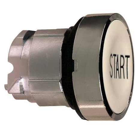 Push Button Operator, Flush, Momentary Action, Not Applicable Release, Non-Illuminated, White MPN:ZB4BA133