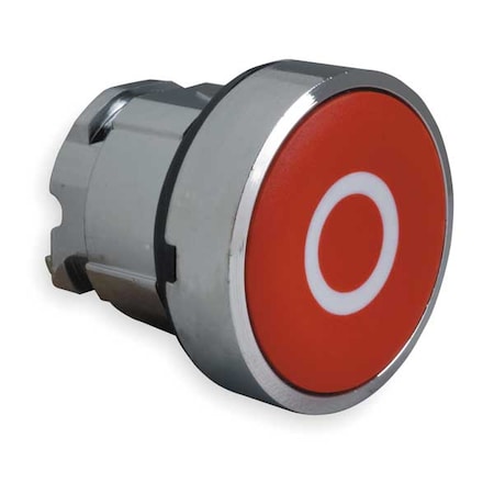Push Button Operator, Flush, Momentary Action, Not Applicable Release, Non-Illuminated, Red MPN:ZB4BA432