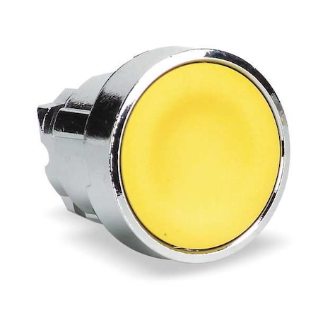 Push Button Operator, Flush, Momentary Action, Not Applicable Release, Non-Illuminated, Yellow MPN:ZB4BA5