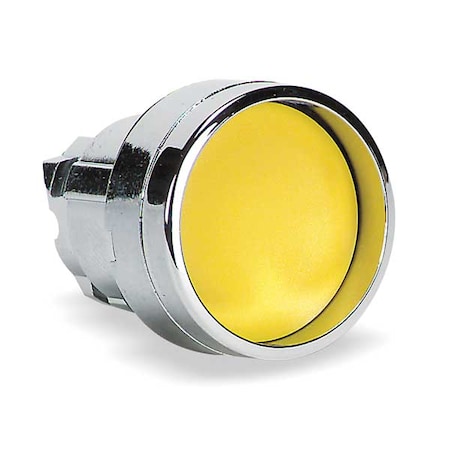 Push Button Operator, Recessed, Momentary Action, Not Applicable Release, Non-Illuminated, Yellow MPN:ZB4BA56