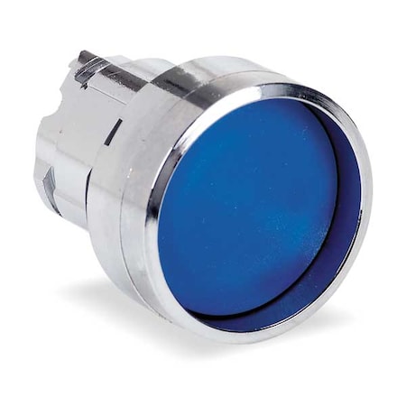 Push Button Operator, Recessed, Momentary Action, Not Applicable Release, Non-Illuminated, Blue MPN:ZB4BA66