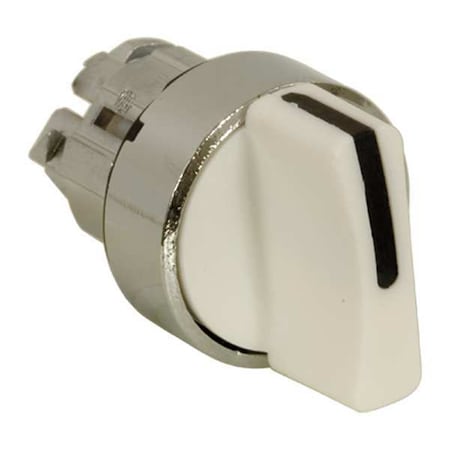 ShortHandleSelectorSwitch, Wht, 2Pos, 22mm MPN:ZB4BD201