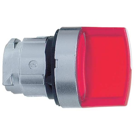 ShortHandleSelectorSwitch, Red, 2Pos, 22mm MPN:ZB4BD204
