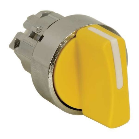 ShortHandleSelectorSwitch, Ylw, 2Pos, 22mm MPN:ZB4BD205
