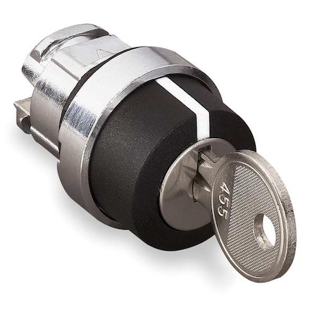 Non-Illum Selector Swtch, 22mm, 3 Pos, Keyd MPN:ZB4BG9
