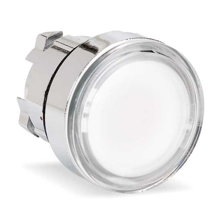 Illuminated Push Button Operator, 22 mm, White MPN:ZB4BH013