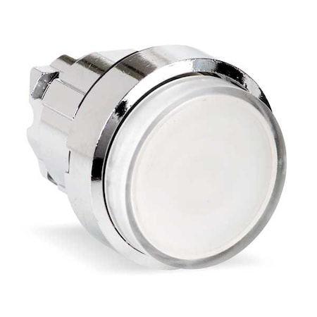 Illuminated Push Button Operator, 22 mm, White MPN:ZB4BH13