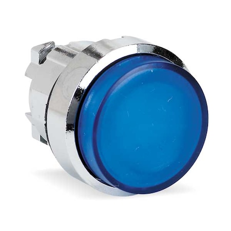 Illuminated Push Button Operator, 22 mm, Blue MPN:ZB4BH63
