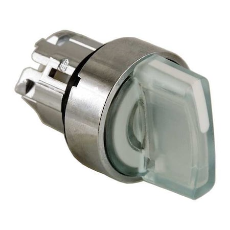 ShortHandSelectSwtch, Illum, Wht, 2Pos, 22mm MPN:ZB4BK1413